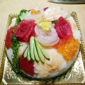 誕生日用デコレーション寿司